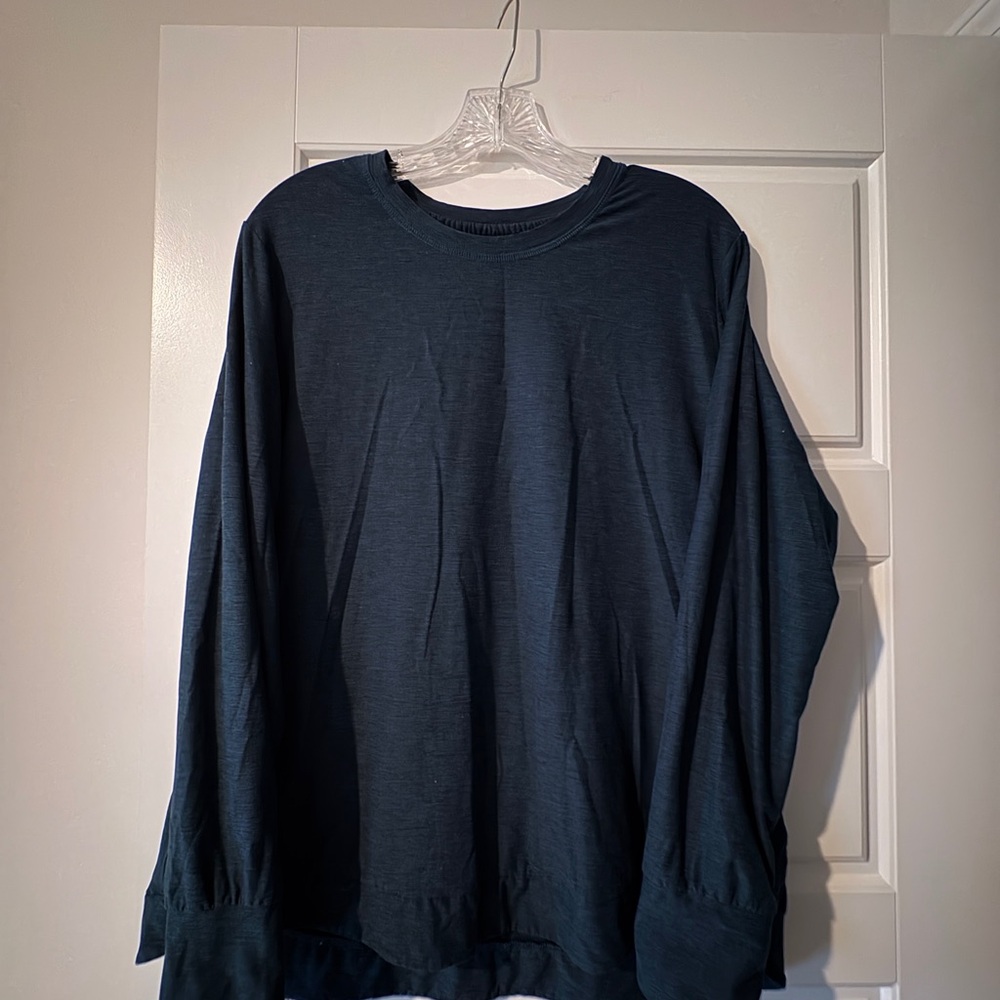 Skechers Elevate Crewneck Dark Blue Long Sleeve Shirt